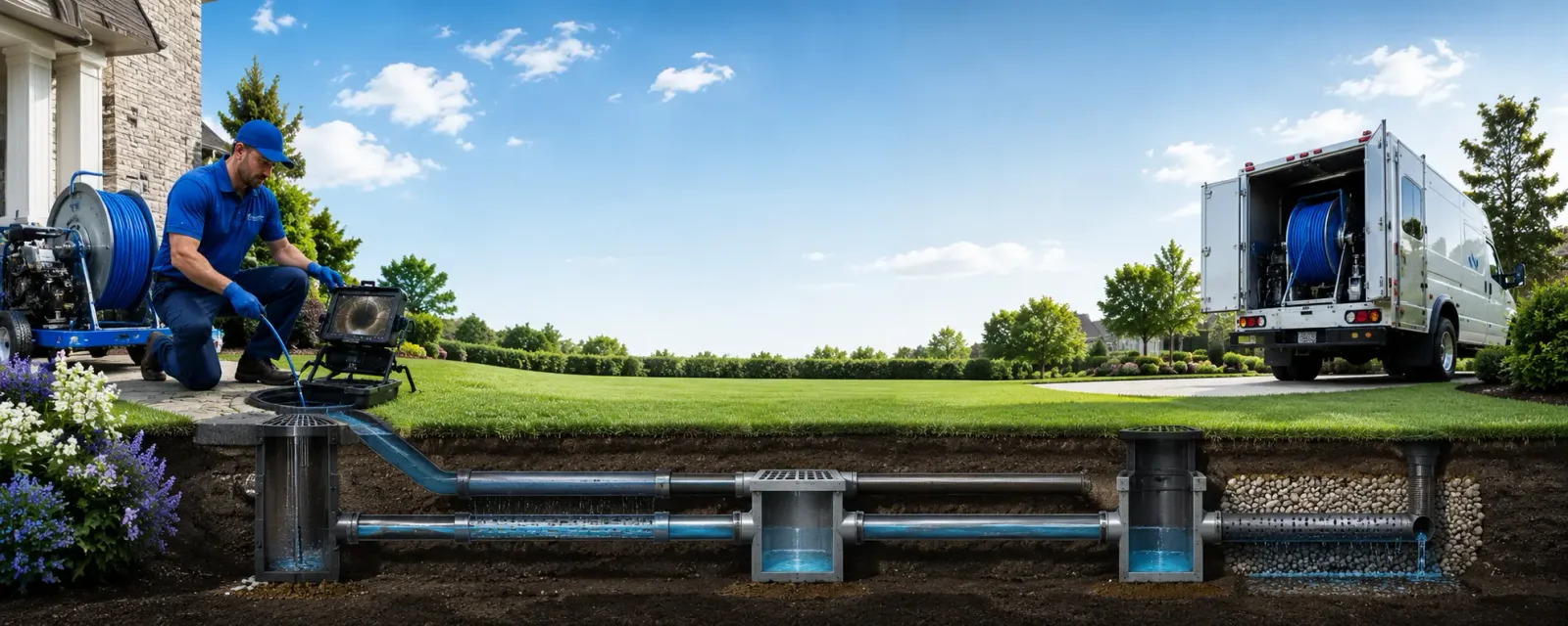 Outdoor drain cleaning information for Strandburg, SD